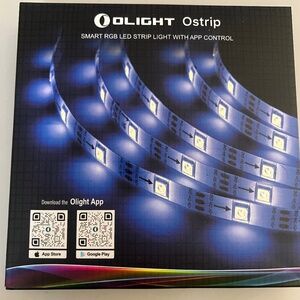 NEW Sealed Box LED Light Strip, 50 Color Zones RGBIC, 16.4ft Wi-Fi LED Strip